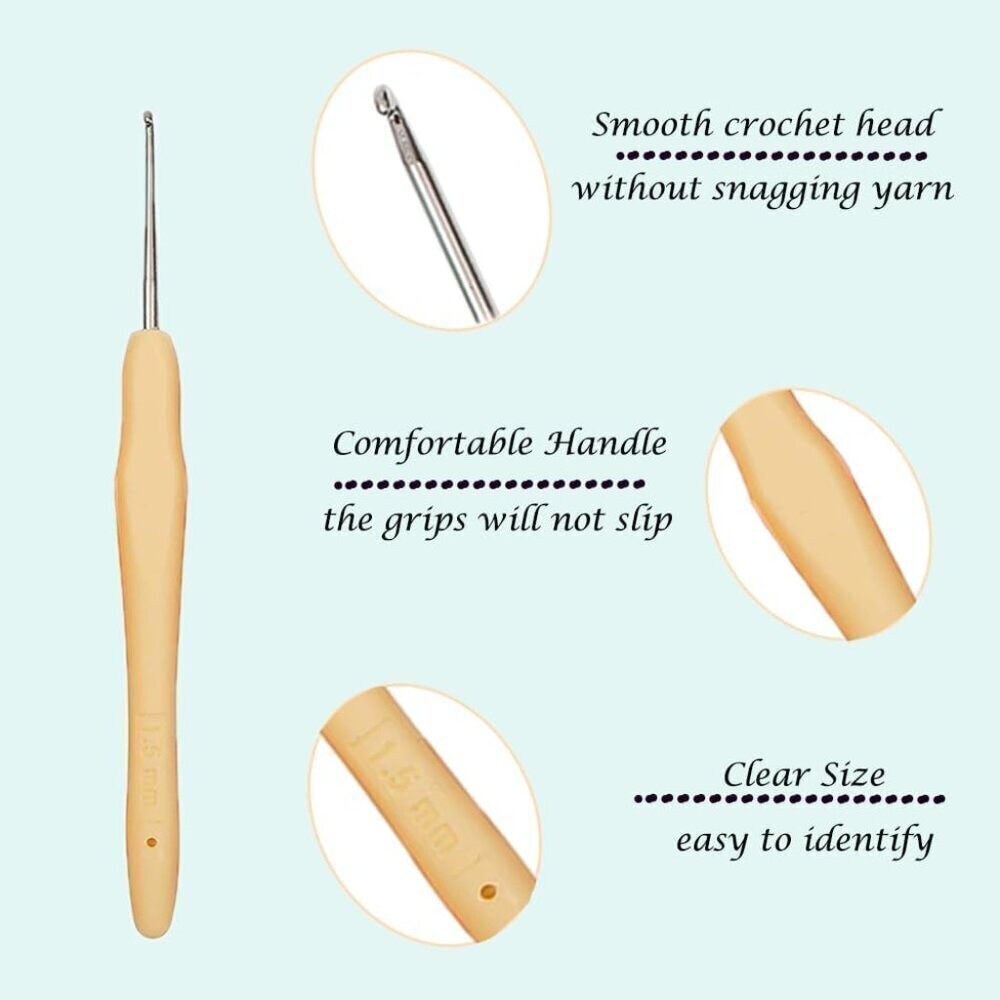 Tiny Crochet Hooks 10-Piece Set | Thread 0.5mm-2.75mm - Picture 6 of 6